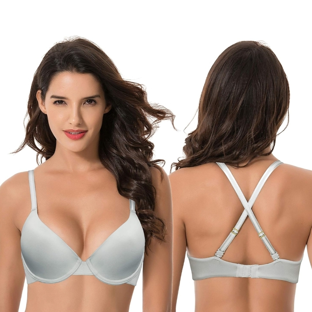 Curve muse Women's Gray 44D Bra